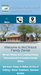 Mobile Screenshot of mcclintockfamilydental.com